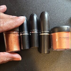 MAC Cosmetics Metallic Copper Lipstick & Pigment Duo